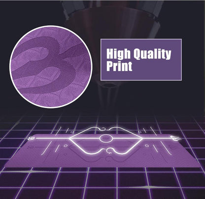 Non-Slip Yoga Mat with Alignment Lines