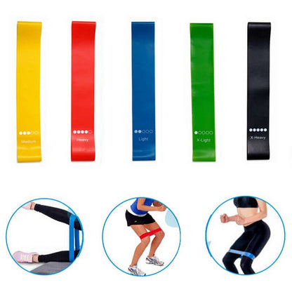 Yoga Resistance Bands – Elastic Fitness Set